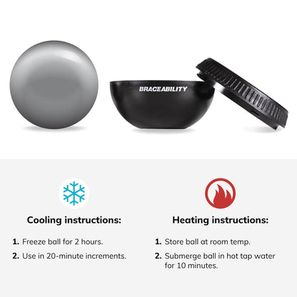 Cryosphere Massage Roller Ball | Handheld Ice Cold or Hot Therapy Cryo Massager for Full Body Treatment - FINAL SALE