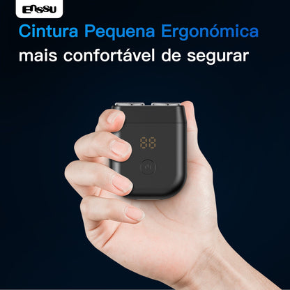 Máquina de Barbear Elétrica ENSSU – Sem Fios, À Prova de Água, USB