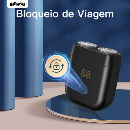 Máquina de Barbear Elétrica ENSSU – Sem Fios, À Prova de Água, USB