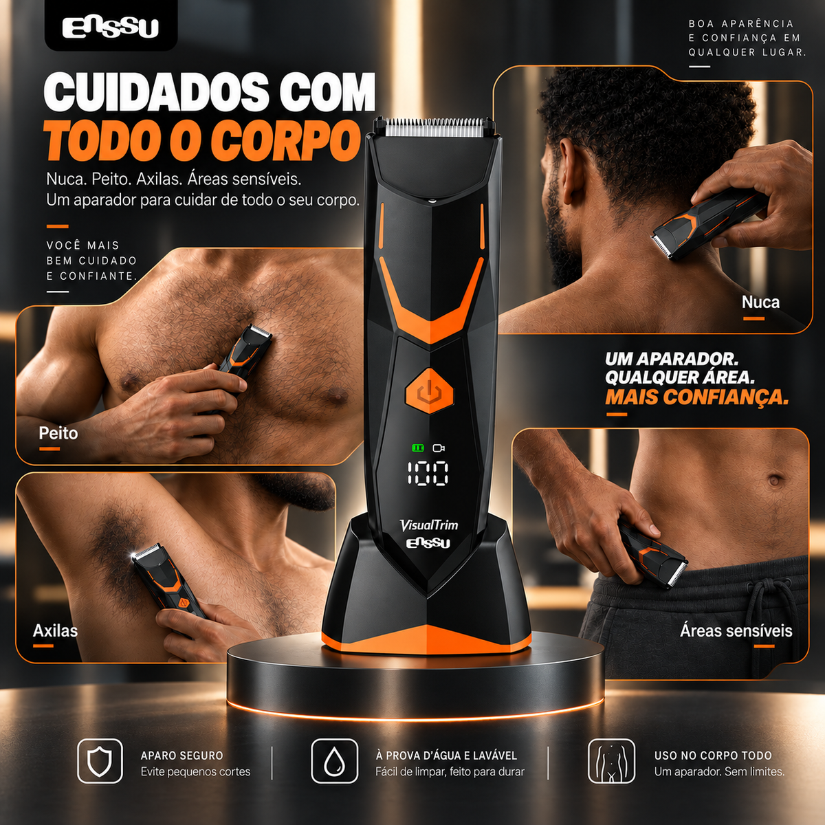 ENSSU Vtrim – Aparador Corporal com Câmara e Visualização em Tempo Real