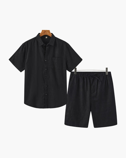 Linen Combo Set with Shorts