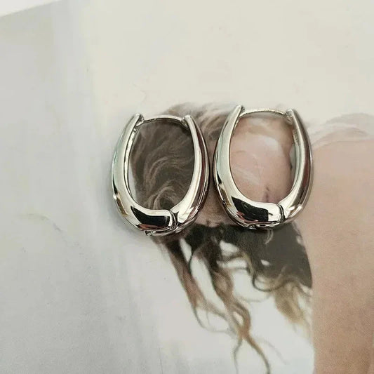 Vintage Hoop Drop Earrings