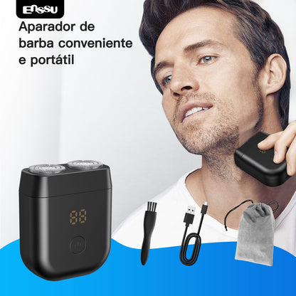 Máquina de Barbear Elétrica ENSSU – Sem Fios, À Prova de Água, USB