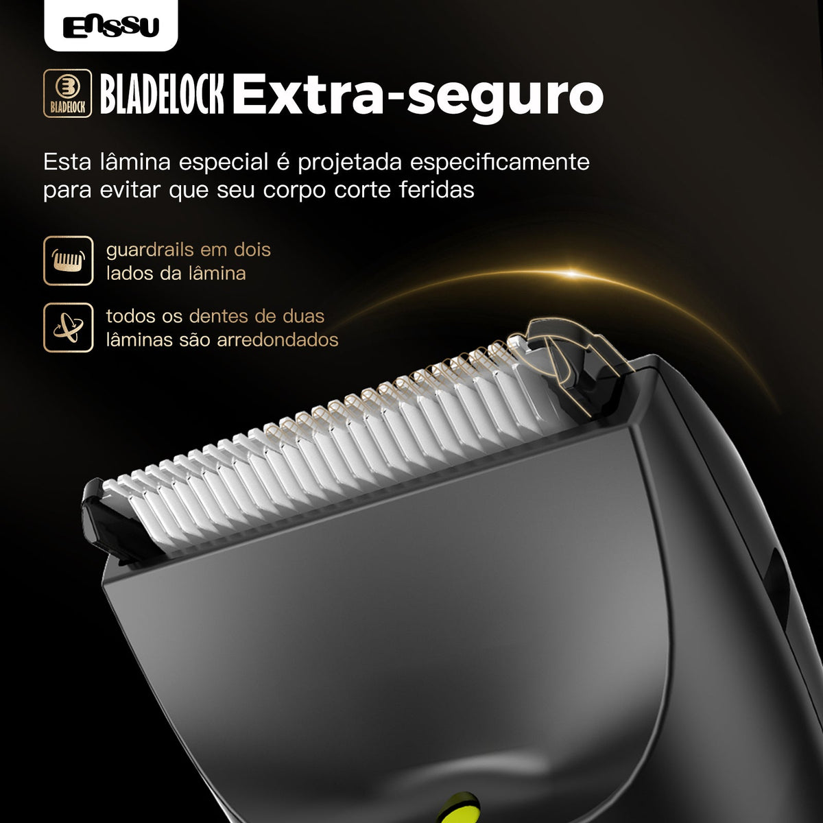 Aparador ENSSU Pro – Ecrã Digital, Lanterna e Pentes IPX7