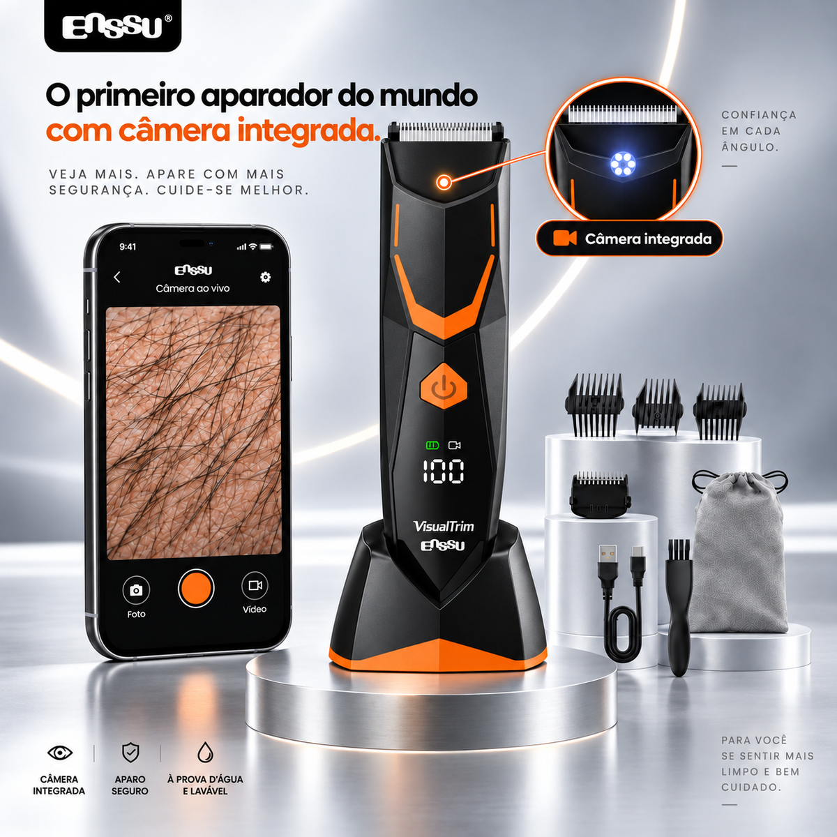 ENSSU Vtrim – Aparador Corporal com Câmara e Visualização em Tempo Real