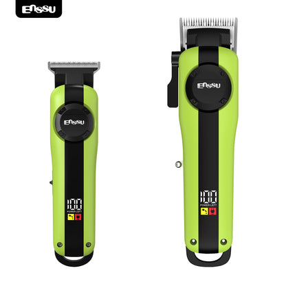 Conjunto Máquina de Cortar Cabelo e Aparador Profissional sem Fios ENSSU