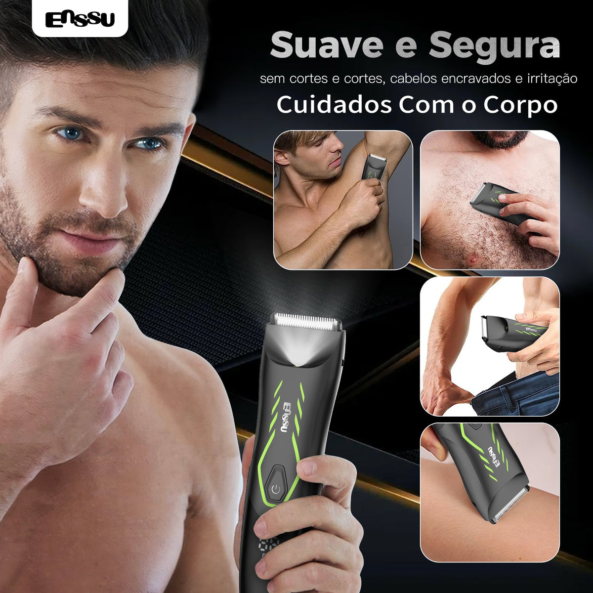 Aparador ENSSU Pro – Ecrã Digital, Lanterna e Pentes IPX7
