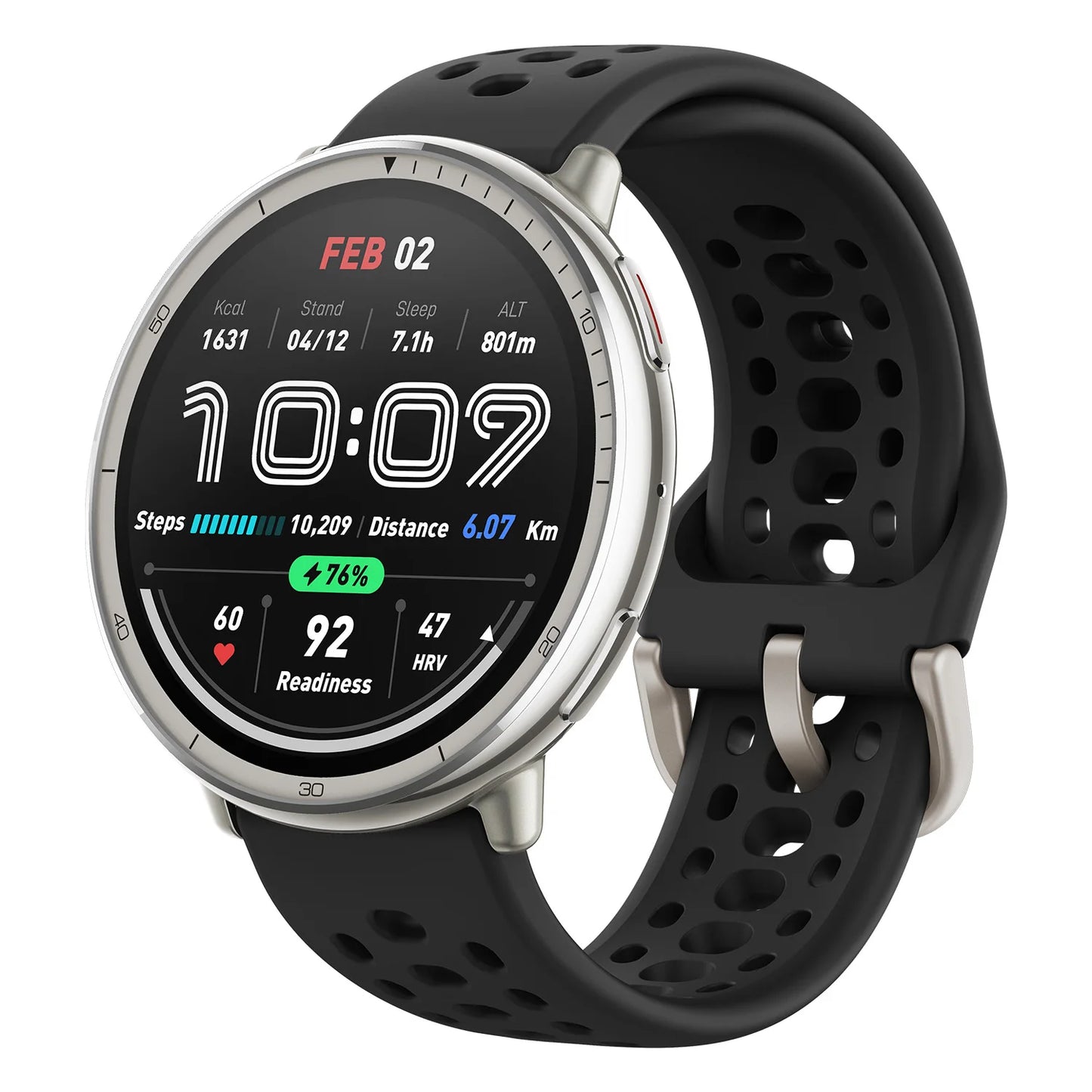 Original Amazfit Active 2 Round Smart Watch 10-day Battery Life Smartwatch For IOS phone Android