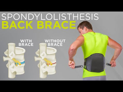 Spondylolysis & Spondylolisthesis Back Brace Stabilizer | Pars Defect & Anterolisthesis Treatment Corset Belt