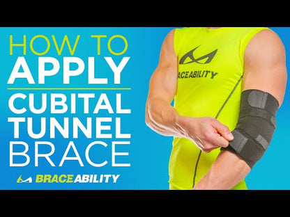 how to apply the braceability cubital tunnel elbow brace
