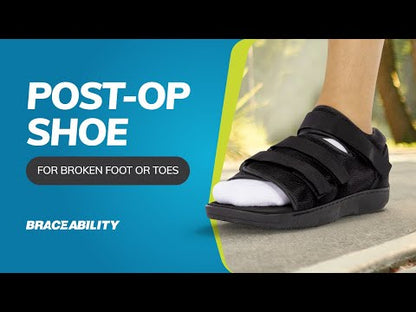 Post-op Medical Walking Shoe | Orthopedic Broken Foot and Toe Fracture Surgical Walking Boot