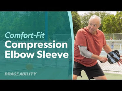 Comfort Elbow Sleeve – Lightweight Compression Support for Elbow Pain, Tendonitis, Arthritis and Injury Recovery