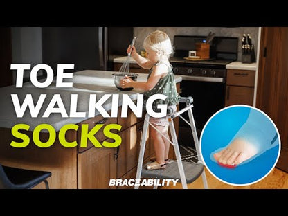 Toe Walking Socks | Pediatric Kids Foot Brace for Comfortable Tip Toe Walking Prevention and Correction for Children and Toddlers (FINAL SALE)